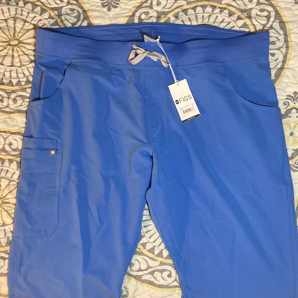 FIGS Kade Cargo Cecil Blue Size XXL Tall NEW